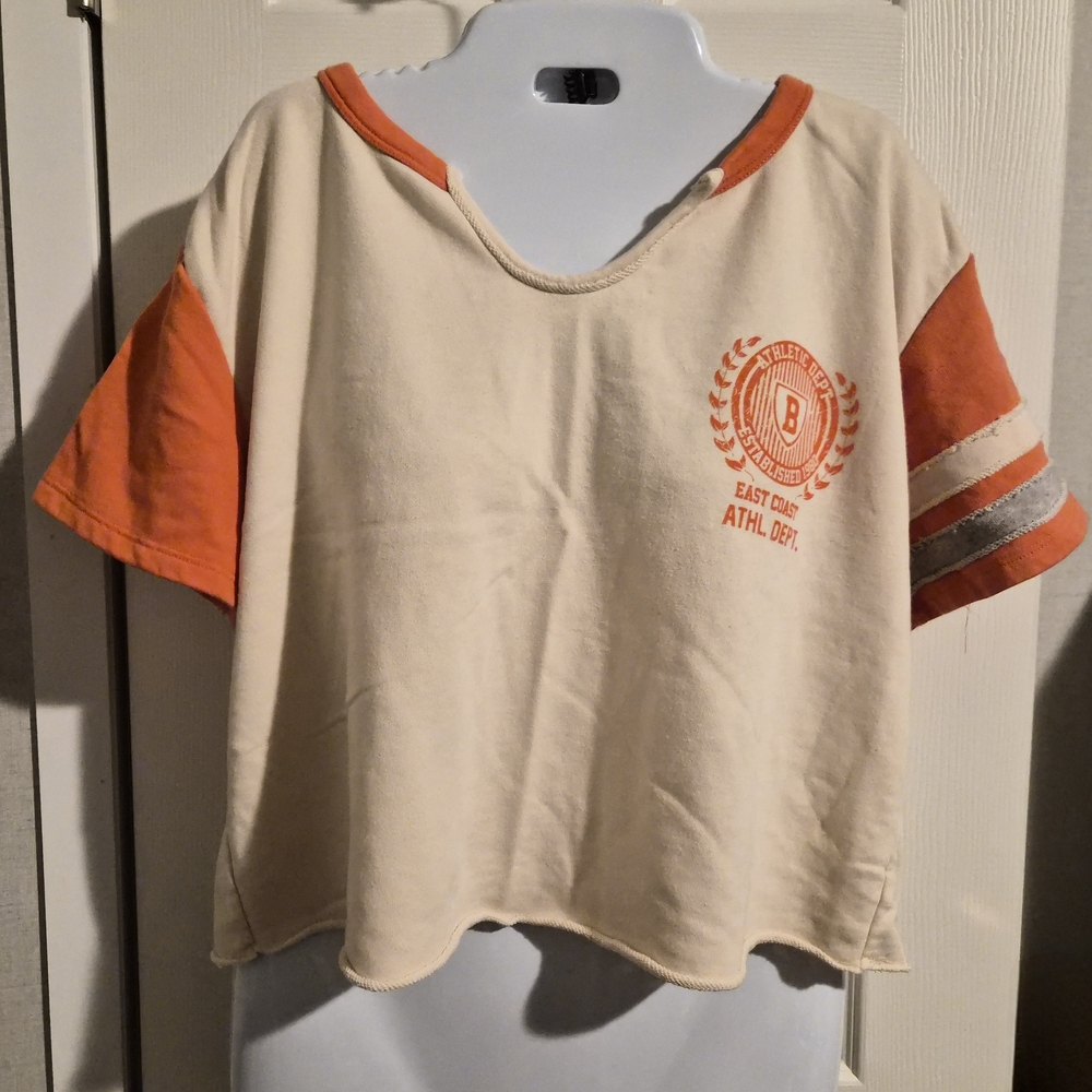 Rewind Athletic Sweater Crop Top